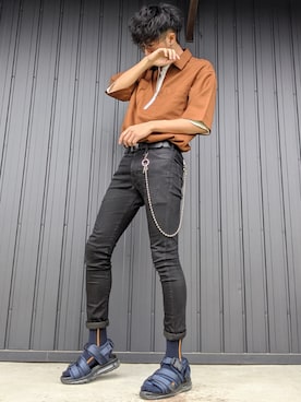 月さん（メンズ・177cm）の春コーディネート