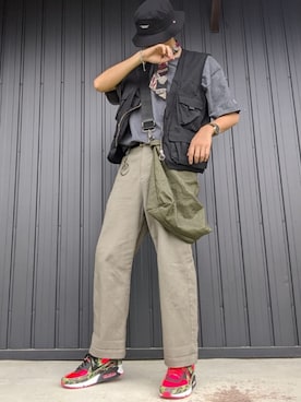 月さん（メンズ・177cm）の夏コーディネート