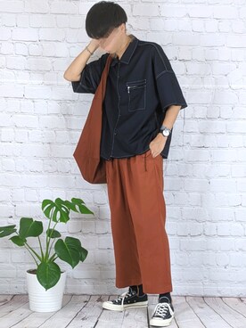 月さん（メンズ・177cm）の夏コーディネート