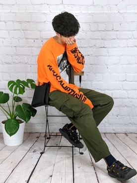 月さん（メンズ・177cm）の夏コーディネート