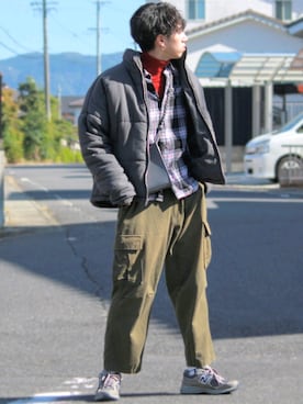 「URBAN RESEARCH（アーバンリサーチ）のアイテム（ダウンジャケット/コート）」を使った、月さん（メンズ・177cm）の秋コーディネート