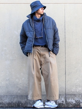「URBAN RESEARCH（アーバンリサーチ）のアイテム（ダウンジャケット/コート）」を使った、月さん（メンズ・177cm）の冬コーディネート