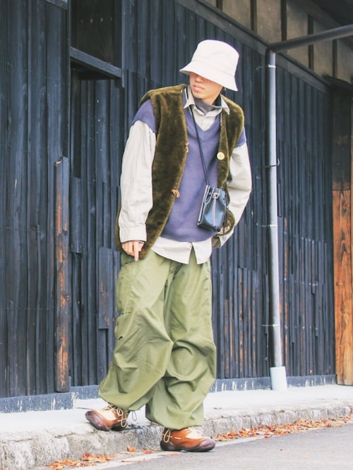 月 カーゴパンツを使ったコーディネート Wear