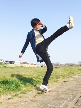 「ARROW（アロー）のアイテム（ジャケット/アウター）」を使った、Pochiさん（メンズ・175cm）の春コーディネート