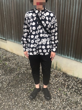 「tricot COMME des GARCONS（トリココムデギャルソン）のアイテム（シューズ）」を使った、毒茸さん（レディース・151cm）の夏コーディネート