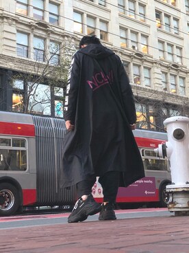 「Ground Y（グラウンドワイ）のアイテム（オールインワン・サロペット）」を使った、Yusuke.Tさん（メンズ・177cm）の春コーディネート