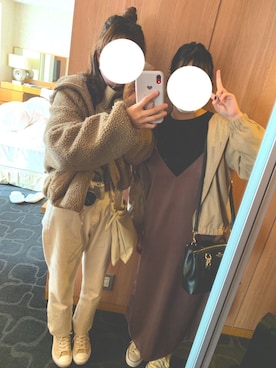 「Daniel Wellington」｜「アイテム（ブルゾン）」を使った、Yuuさん（レディース・161cm）の秋コーディネート