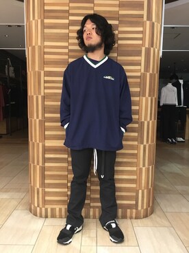 「MANASTASH（マナスタッシュ）のアイテム（シューズ）」を使った、Kato Taroさん（メンズ・164cm）の夏コーディネート