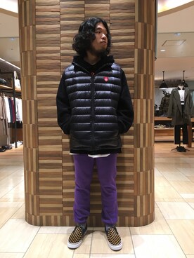 「MANASTASH（マナスタッシュ）のアイテム（パーカー）」を使った、Kato Taroさん（メンズ・164cm）の秋コーディネート
