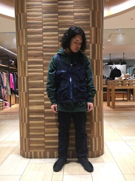 Kato Taroさん（メンズ・164cm）の冬コーディネート