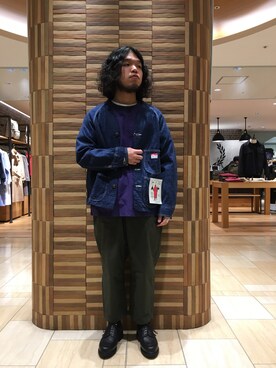 「BURLAP OUTFITTER」｜「アイテム（ブルゾン）」を使った、Kato Taroさん（メンズ・164cm）の冬コーディネート