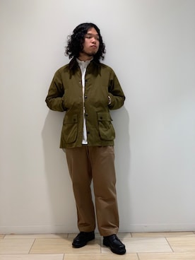「and wander」｜Kato Taroさん（メンズ・164cm）の冬コーディネート