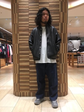 「SAS（エスエーエス）のアイテム（スニーカー）」を使った、Kato Taroさん（メンズ・164cm）の冬コーディネート
