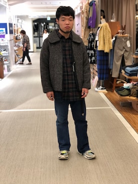 Kato Taroさん（メンズ・164cm）の秋コーディネート