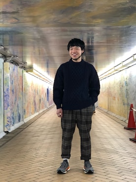 「CEASTERS（ケステル）のアイテム」を使った、Kato Taroさん（メンズ・164cm）の秋コーディネート