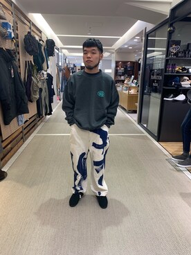 「COMMON EDUCATION（コモンエデュケーション）のアイテム」を使った、Kato Taroさん（メンズ・164cm）の秋コーディネート