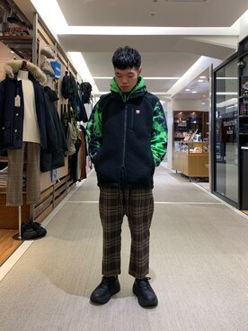 「CEASTERS（ケステル）のアイテム」を使った、Kato Taroさん（メンズ・164cm）の冬コーディネート