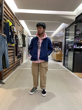 Kato Taroさん（メンズ・164cm）の冬コーディネート