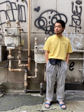 Kato Taroさん(メンズ・164cm)の夏コーディネート
