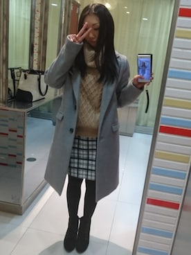yayoさん（レディース・153cm）の冬コーディネート