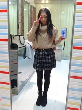 yayoさん（レディース・153cm）の冬コーディネート