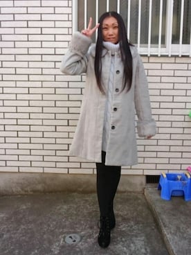 「元旦コーデ」｜yayoさん（レディース・153cm）の冬コーディネート