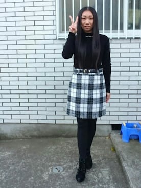 「装飾」｜yayoさん（レディース・153cm）の冬コーディネート