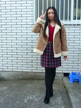 yayoさん（レディース・153cm）の冬コーディネート