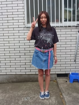 デニムジャケットを使った スリップノット の人気ファッションコーディネート Wear