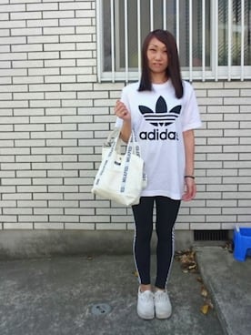 「テープロゴ」｜yayoさん（レディース・153cm）の春コーディネート