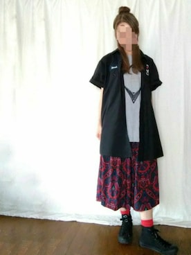 「RED KAP（レッドキャップ）のアイテム」を使った、のののんさん（レディース・155cm）の春コーディネート