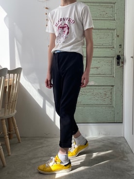 「SASQUATCHfabrix.（サスクワァッチファブリックス）のアイテム（Tシャツ/カットソー）」を使った、meros2666さん（メンズ・176cm）の夏コーディネート
