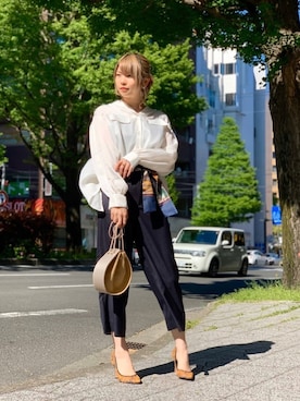 Ito Harukaさん（レディース・160cm）の春コーディネート