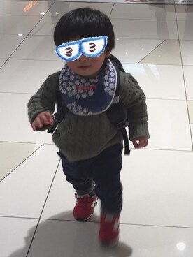 たろさん（キッズ・80cm）の冬コーディネート