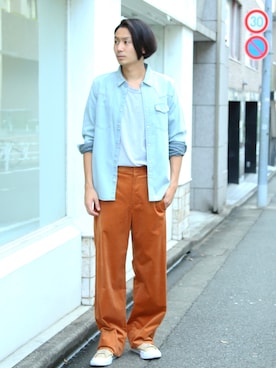 FACTOTUM_Teraoさん(メンズ・176cm)の夏コーディネート