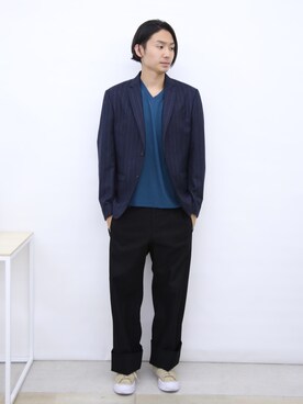 FACTOTUM_Teraoさん(メンズ・176cm)の夏コーディネート