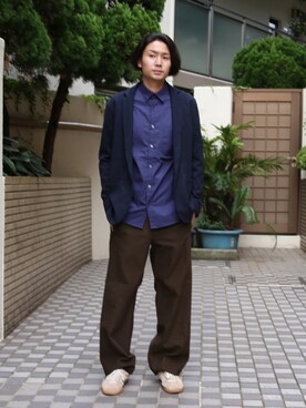 FACTOTUM_Teraoさん（メンズ・176cm）の夏コーディネート