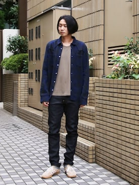 「FACTOTUM（ファクトタム）のアイテム」を使った、FACTOTUM_Teraoさん（メンズ・176cm）の夏コーディネート