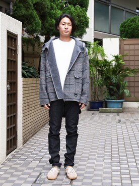 「FACTOTUM（ファクトタム）のアイテム（ブルゾン）」を使った、FACTOTUM_Teraoさん（メンズ・176cm）の夏コーディネート