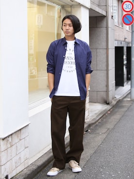 FACTOTUM_Teraoさん（メンズ・176cm）の秋コーディネート