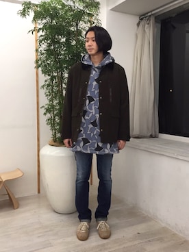 「FACTOTUM（ファクトタム）のアイテム（スウェット）」を使った、FACTOTUM_Teraoさん（メンズ・176cm）の秋コーディネート