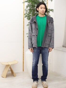 「FACTOTUM（ファクトタム）のアイテム（ブルゾン）」を使った、FACTOTUM_Teraoさん（メンズ・176cm）の秋コーディネート