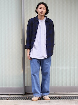 「FACTOTUM（ファクトタム）のアイテム」を使った、FACTOTUM_Teraoさん（メンズ・176cm）の秋コーディネート