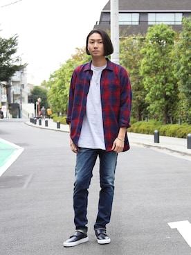 「FACTOTUM（ファクトタム）のアイテム（アクセサリー）」を使った、FACTOTUM_Teraoさん（メンズ・176cm）の秋コーディネート
