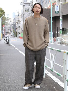 「FACTOTUM（ファクトタム）のアイテム（アクセサリー）」を使った、FACTOTUM_Teraoさん（メンズ・176cm）の秋コーディネート