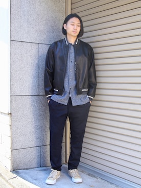 「FACTOTUM（ファクトタム）のアイテム（ジャケット/アウター）」を使った、FACTOTUM_Teraoさん（メンズ・176cm）の冬コーディネート