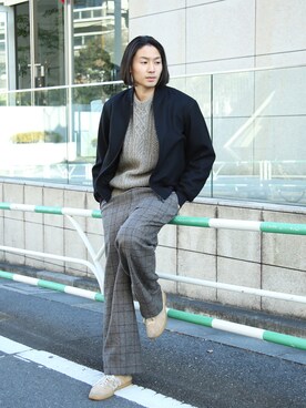 「FACTOTUM（ファクトタム）のアイテム（ジャケット/アウター）」を使った、FACTOTUM_Teraoさん（メンズ・176cm）の冬コーディネート