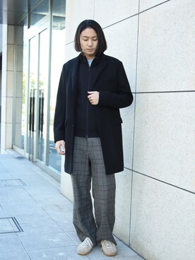 「FACTOTUM（ファクトタム）のアイテム（ジャケット/アウター）」を使った、FACTOTUM_Teraoさん（メンズ・176cm）の冬コーディネート