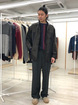 「FACTOTUM（ファクトタム）のアイテム（ジャケット/アウター）」を使った、FACTOTUM_Teraoさん（メンズ・176cm）の冬コーディネート