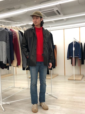 「FACTOTUM（ファクトタム）のアイテム（ジャケット/アウター）」を使った、FACTOTUM_Teraoさん（メンズ・176cm）の冬コーディネート